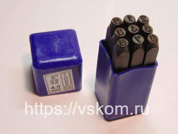 Клеймо ударное цифровое 4мм