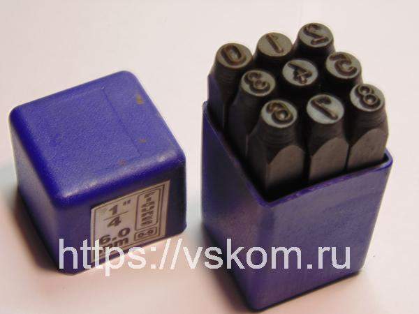 Клеймо ударное цифровое 6мм