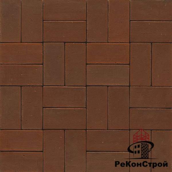 Клинкер тротуарный красный