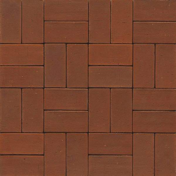 Клинкер тротуарный красный