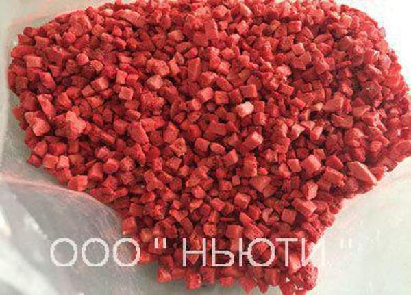 Клубника сублимированная кусочки 5*5мм,10*10мм