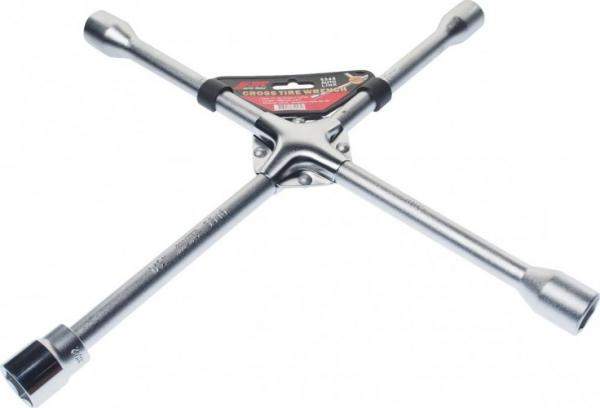 Ключ балонный крестообразный JTC 5546A 17*19*21*1/2 + головка 22мм [JTC-5546A]