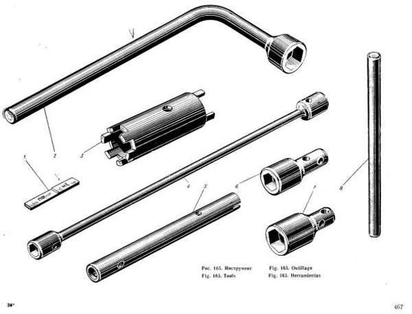 Ключ для гайки форсунки Сб. 530-02-2