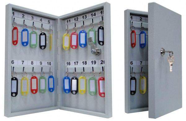 Ключница настенная металлическая на 20 ключей