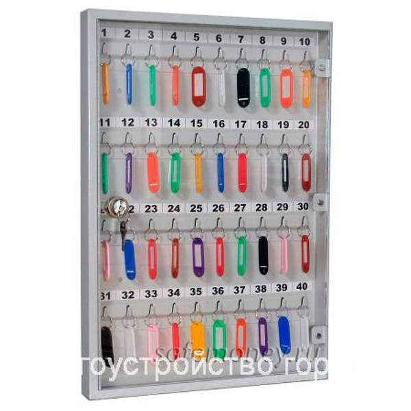Ключница с прозрачной дверцей 40 ключей