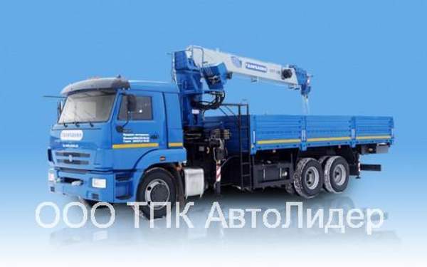 КМА 150-2 кран-манипулятор на бортовом автомобиле КамАЗ-65117