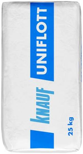 КНАУФ Унифлот шпатлевка высокопрочная (25кг) / KNAUF Uniflot шпаклевка гипсовая высокопрочная (25кг)