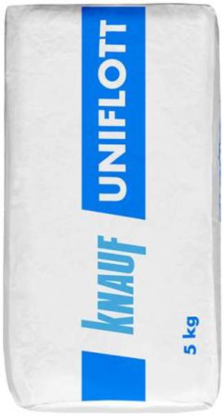 КНАУФ Унифлот шпатлевка высокопрочная (5кг) / KNAUF Uniflot шпаклевка гипсовая высокопрочная (5кг)