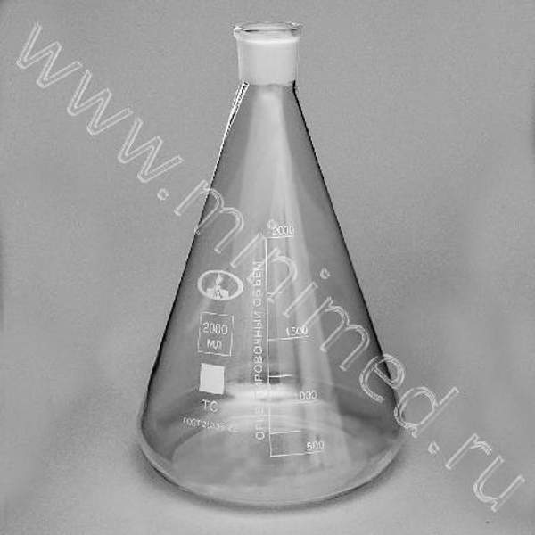 Колба Кн-1-2000-29/32 ТУ 9464-019-29508133-2015, с дел.,ТС