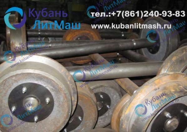 Колеса с ребордой печных (обжиговых) вагонеток