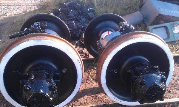 Колесная пара ТГК-2 (в отличном состояние) тепловоза ТГК 2