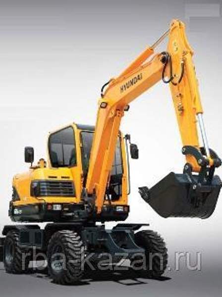 Колесный мини-экскаватор Hyundai R60W-9S