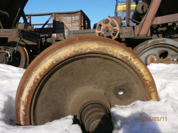 Колесные пары тепловоза ТГМ-40