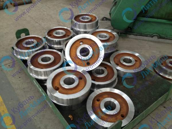 Колесные пары вагонеток (тележек) форм