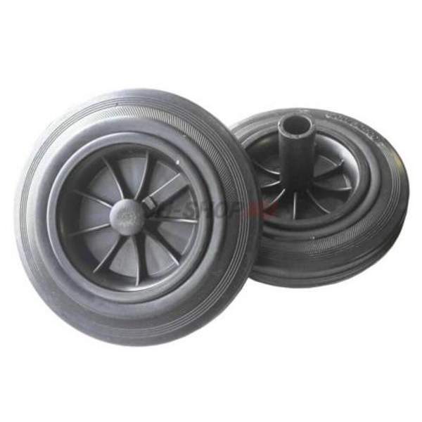 Колесо без крепежа и тормоза для мусорного контейнера 120/240 литров iplast