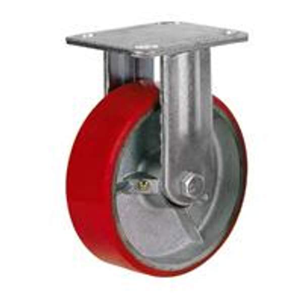 Колесо большегрузное неповоротное полиуретан