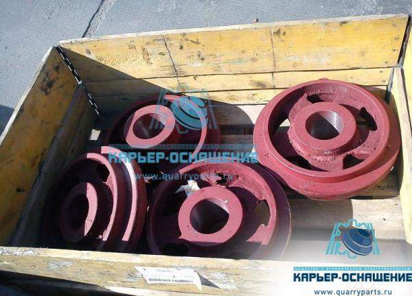 Колесо натяжное в сборе 106041710000 питателя ТК-15. дро-604. ТК-16