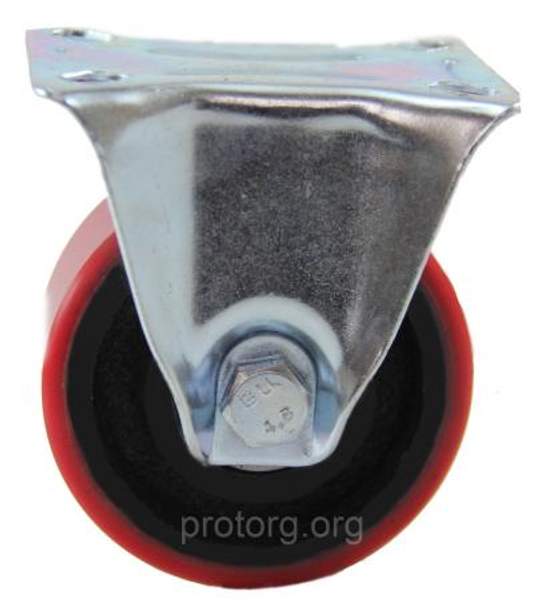 Колесо полиуретановое неповоротное 75мм (1041) (Medium)