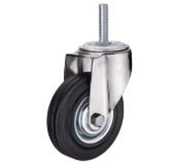 Колесо промышленное поворотное болтовое крепление (М12) 75мм (SCT93)