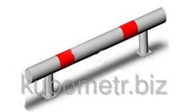 Колесоотбойник металлический КМ-2000/76х3 на фланцевых опорах