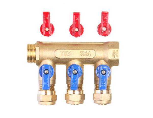 Коллектор с шаровыми кранами 200-1(3)-20R