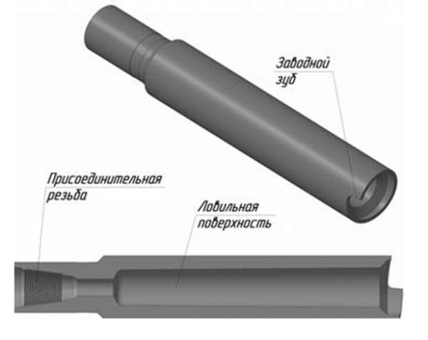 Колокол ловильный гладкий типа КЛГ
