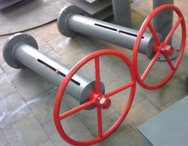 Колонка управления затвором и шаровыми кранами