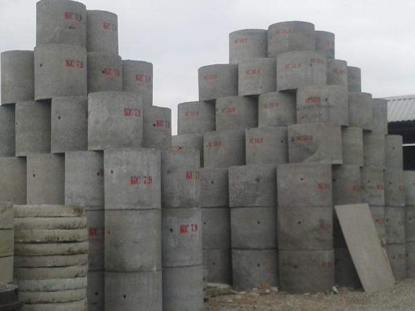 Кольца, крышки, днища железобетонные