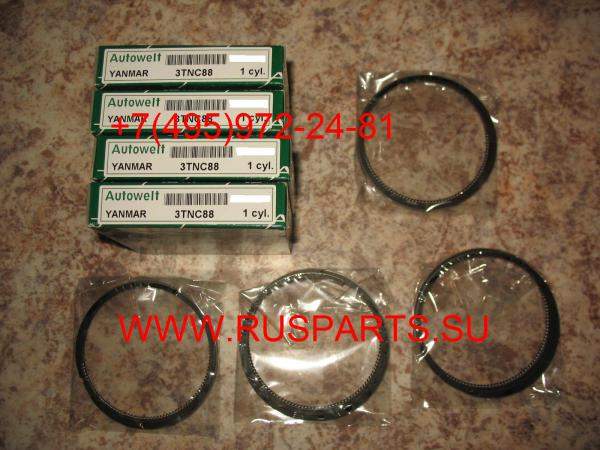 Кольца поршневые для двигателя Yanmar 3TNE88/ 3TNC88