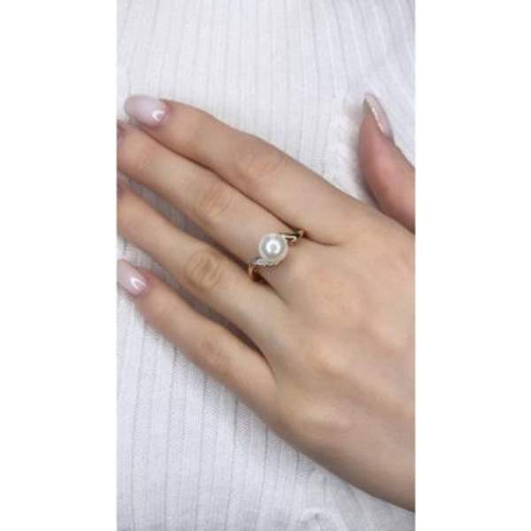 Кольцо с жемчугом