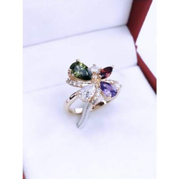 Кольцо самоцветы