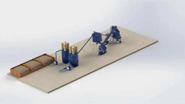 Комбикормовый мини-завод КМЗ-2