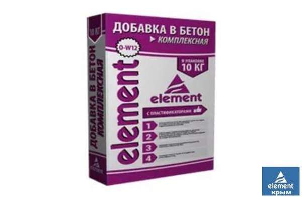 Комплексная Добавка в бетон "Элемент D-W12"