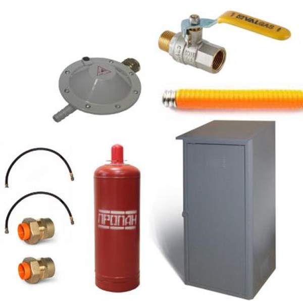 Комплект для подключения одного газового баллона (Старт)