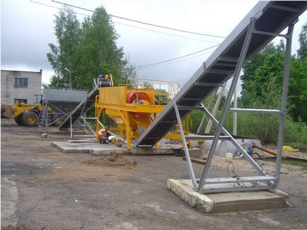 Комплект для сортировки сыпучих материалов на основе гравиемойки