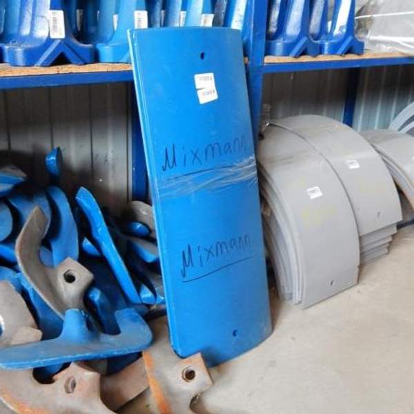 Комплект истираемых листов(броня) растворонасоса Mixman