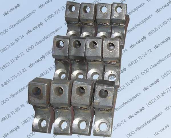 Комплект кронштейнов фрезы (резцедержателей) сварной 33 шт