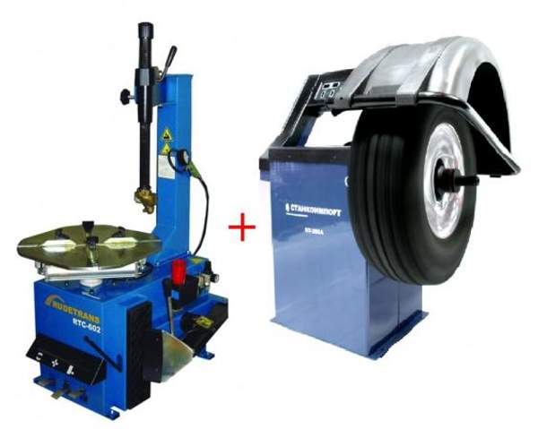 Комплект нового шиномонтажного оборудования до 24"
