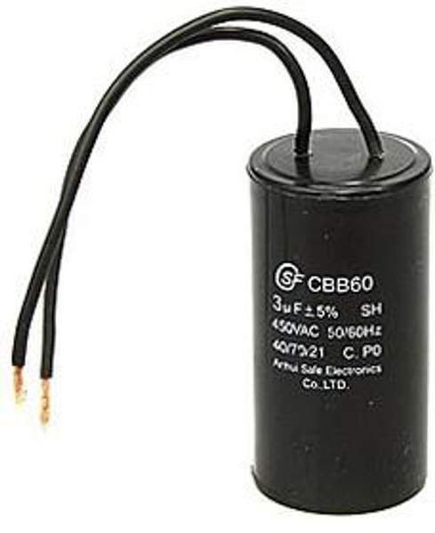 Конденсатор CBB-60 25мкФ 450в WIRE