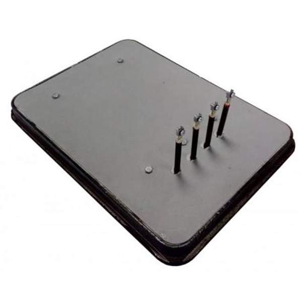 Конфорка варочная электрическая КЭТ-0,12/3,0 ТЭНовая универсальная 417*295мм. Конфорка для электроплиты промышленной для кафе,ресторана,столовой