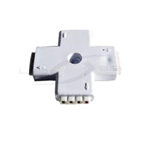Коннектор Х - образный LS для СД ленты SMD 5050 4PIN