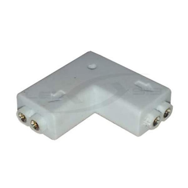 Коннектор L- образный LS для СД ленты 8мм 2PIN