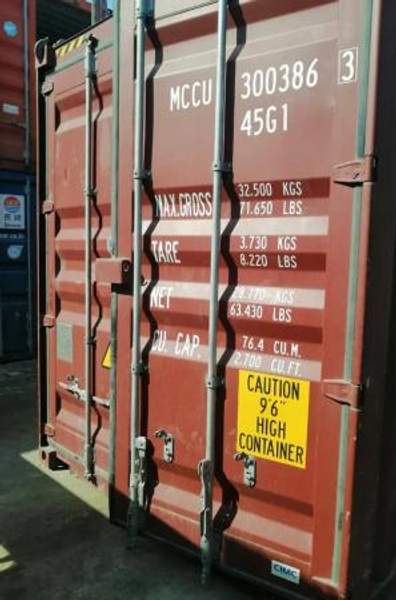 Контейнер 40 футов высокий MCCU3003863