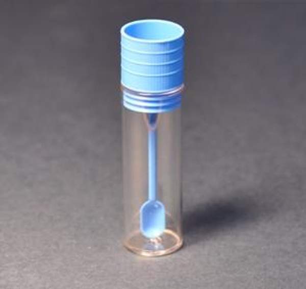 Контейнер д/отбора, транспортировки и хранения биологич. материалов, 18 мл с гермет. крышкой и ложкой., н/стер., п/п