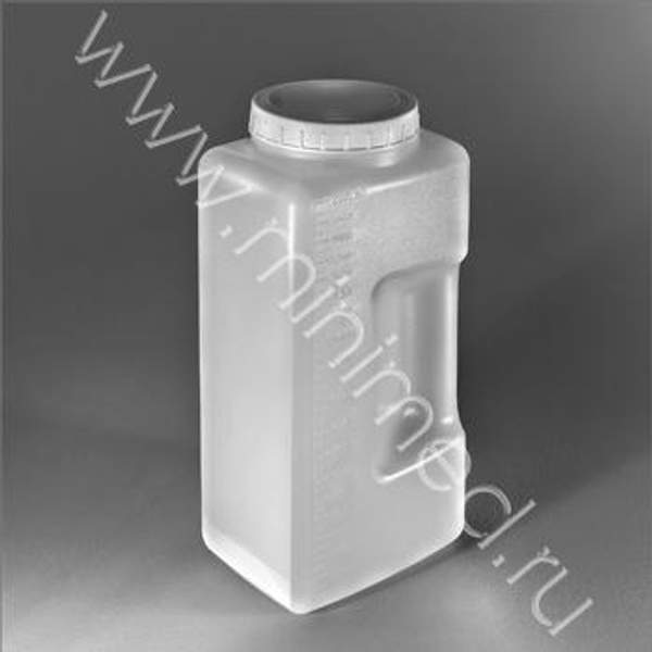 Контейнер д/отбора, транспортировки и хранения биологич.материалов 2 л,с дел.,нейтр.цвет,п/эт,Aptaca