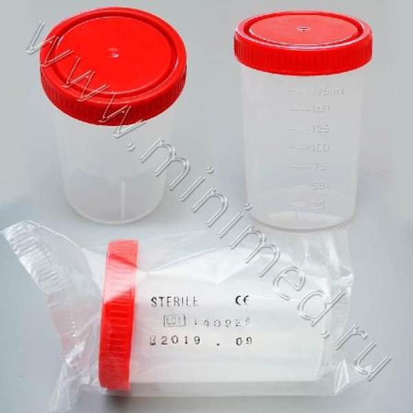 Контейнер д/отбора, транспортировки и хранения биологич.материалов, 200 мл с завинч.крыш.,с дел., стер., п/п, инд.уп.