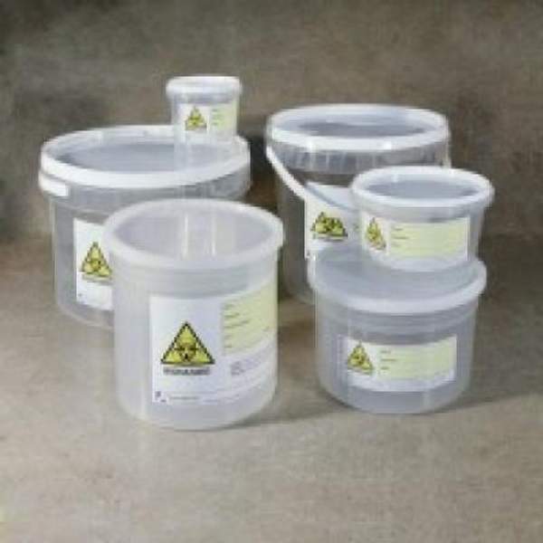 Контейнер д/отбора, транспортировки и хранения биологич.материалов (д/гистологии), 150 мл с защелк. крыш.,с этикеткой., н/стер., п/п