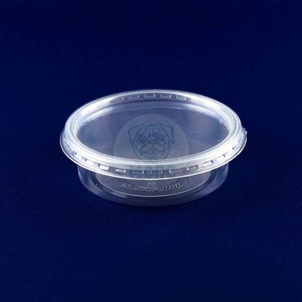 Контейнер круглый с крышкой 0,125л 50/900