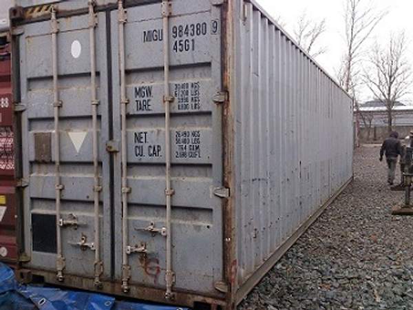 Контейнер морской 40 футов металличесикй