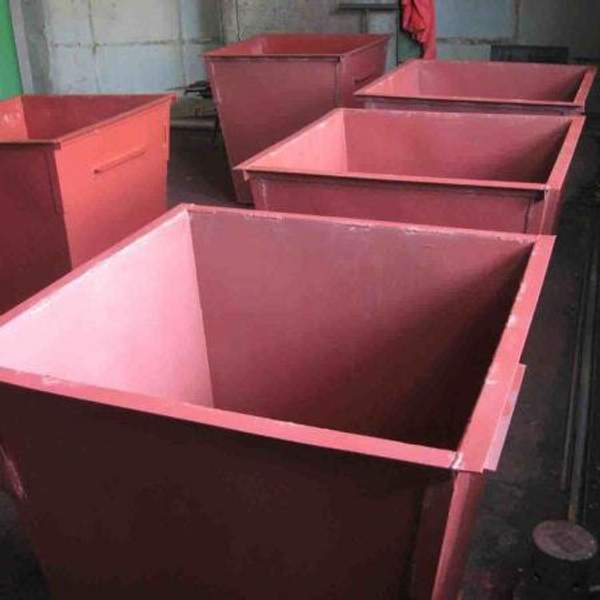 Контейнер ТБО V=1 м3 с еврозахватом